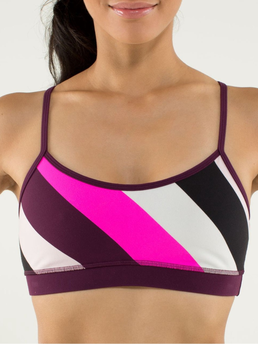 lululemon flow y bra pow raspberry Sports Bra 6
